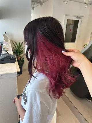 セミロング ior北千住【イオール】所属・YU(ハイトーン/ ブリーチカラー)のヘアスタイル