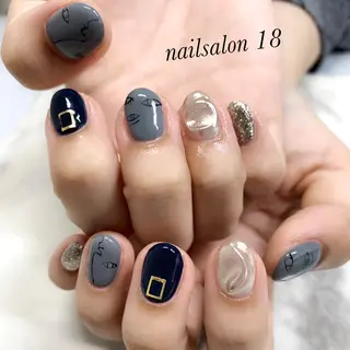 メンズ ネイル nail salon 18.のネイルデザイン