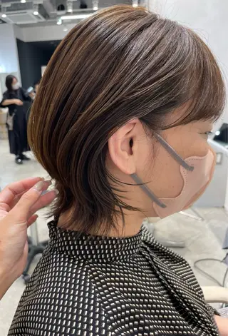 ショート レイヤーカット Kinoのヘアスタイル