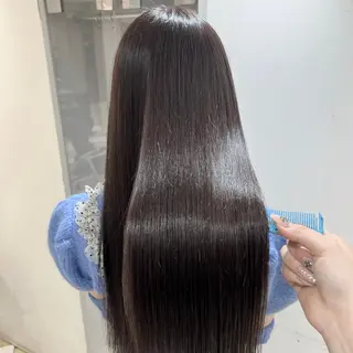 ロング カラー 李 文のヘアスタイル