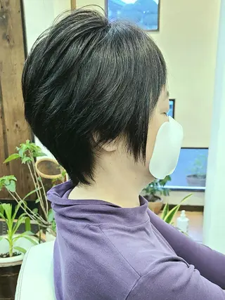 ショート カラー 【大宮】デザイナー Anne 諳 アンのヘアスタイル