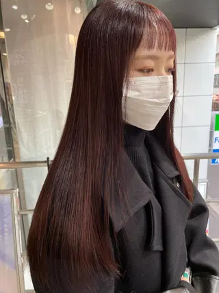 ロング ニュアンスネイル/ ボブ/まちゃこのヘアスタイル