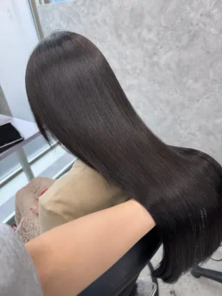 ロング 韓国風カラー🤎 𝒄𝒉𝒊𝒌𝒂のヘアスタイル