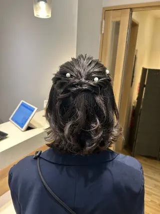 ヘアアレンジ 🍒艶髪✨ 秋冬🍒モテヘアー✨のヘアスタイル