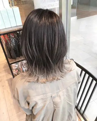 ミディアム カラー ✨レイヤーお任せ✨ 林有里子のヘアスタイル