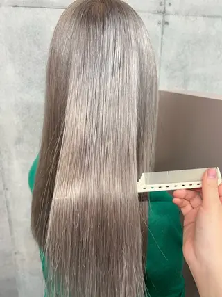 ロング カコ/レイヤーカット ヘアアレンジのヘアスタイル