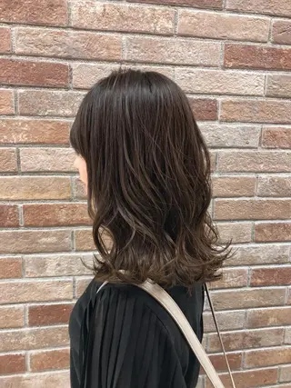 セミロング 齋藤 らいのヘアスタイル