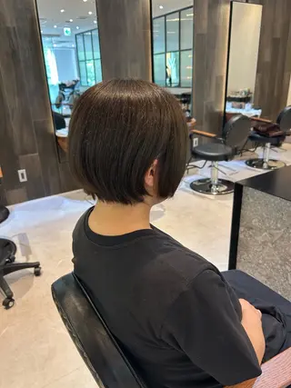 ショート カラー 縮毛矯正/カット/ 韓国ヘア/蛯原🍤のヘアスタイル