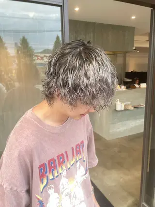 メンズ 各務原/カラー/ブリ ーチお任せください!のヘアスタイル