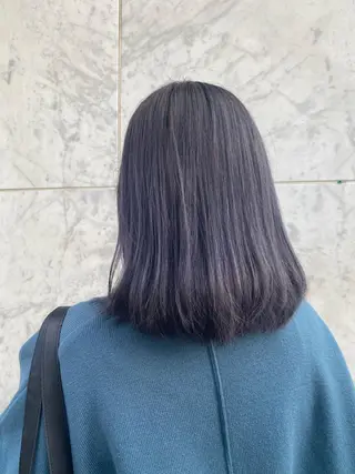 カラー 長尾菜々美🐰 ／ハイトーンカラーのヘアスタイル