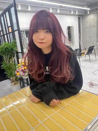 ロング 【YUTO】確実に 髪を綺麗にするプロ。のヘアスタイル