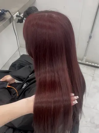 ロング カラー ヘアアレンジ 🫧🎀うる艶暖色 🏹Nanako🎀のヘアスタイル