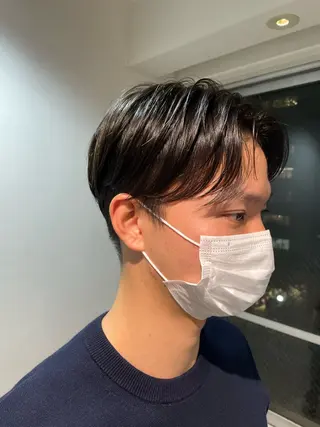 ショート カラー パーマ メンズ ボブ美容師 /馬場 翼のヘアスタイル