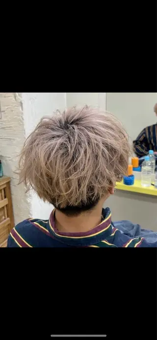 メンズ Nest千葉颯 パーマモデル募集のヘアスタイル