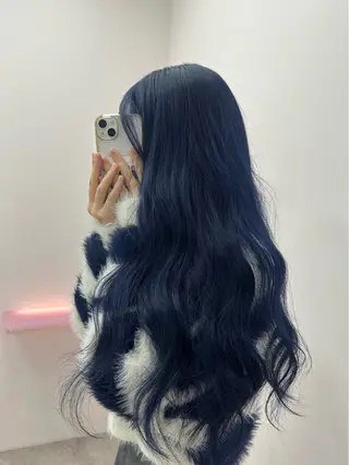 ロング ブリーチカラー 特化/MAHIROのヘアスタイル