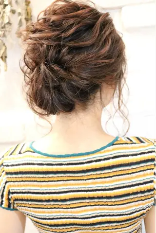 ミディアム まつパ・ヘアセット ♡Chinami♡のマツエク・マツパデザイン