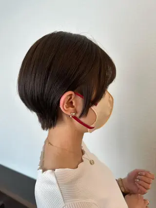ショート カラー ヘアアレンジ DANY🦋名駅✂︎ 艶髪/透明感カラーのヘアスタイル