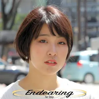 ミディアム Endearing 銀座/レイヤーカットのヘアスタイル