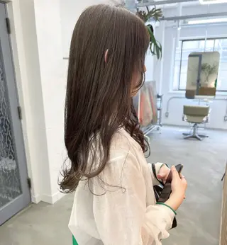 セミロング カラー 坂本 圭太朗のヘアスタイル