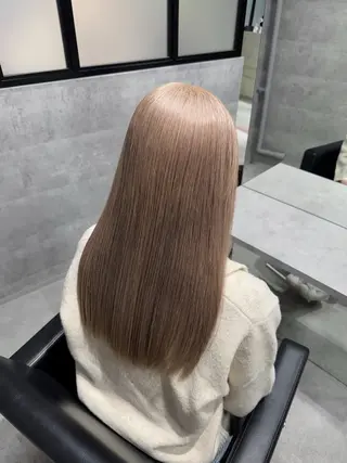 ロング カラー 川浪 ほほみのヘアスタイル