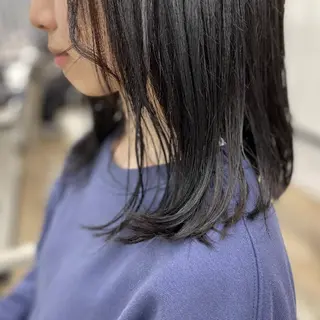 セミロング カラー 似合わせ小顔カット 🌟神谷 ヨシタカのヘアスタイル