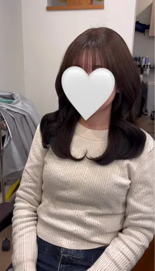 セミロング レイヤーカット🫧艶 カラー/LILICAのヘアスタイル