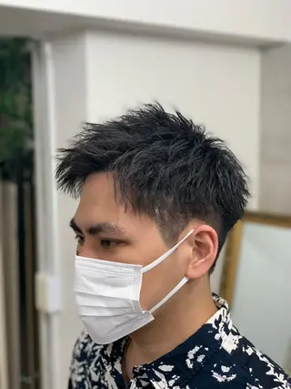 ショート パーマ メンズ クセを最大限に活かす メンズパーマ奈良大祐のヘアスタイル