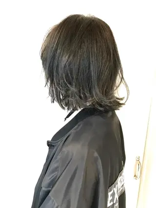 ショート カラー 艶髪カラー&ウルフ フルカワ ヒロズミのヘアスタイル