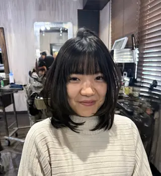 ミディアム カラー メンズカット/パーマ 艶カラーTAIGA︎のヘアスタイル