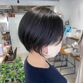 ショート ✨圧倒的満足度◎ 小顔美人ショート✨佃のヘアスタイル