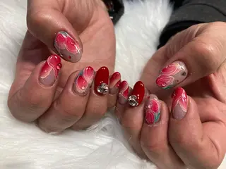 ミディアム ネイル nail yukkoのネイルデザイン