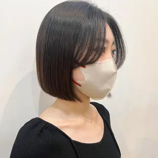 ショート カラー 🌱小顔ヘア/ボブ ミディアム/双葉🌱のヘアスタイル