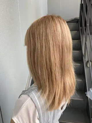 ミディアム カラー ヘアアレンジ PSY【サイ】所属・PSY【サイ】 /池袋/RYUSEIのヘアスタイル