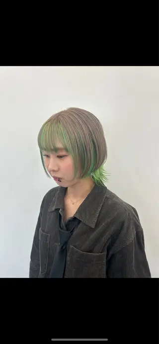 ミディアム MiRI💜地毛級 エクステ✖似合わせ技のヘアスタイル