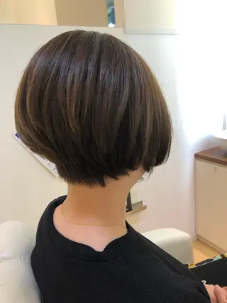 ショート カラー 髪質改善春間 慶康のヘアスタイル