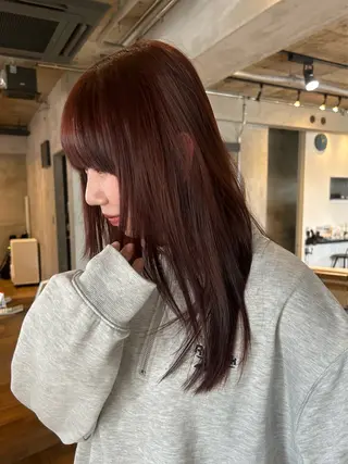 セミロング カラー 🐕‍🦺似合わせ 🐕‍🦺akariのヘアスタイル