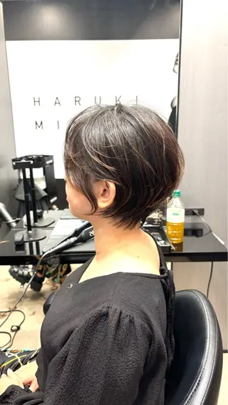 ショート HARUKI  MINATO Japan広島紙屋町店所属・hmj紙屋町店 脊戸智志のヘアスタイル