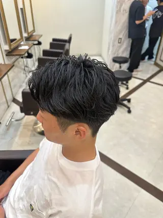 パーマ メンズ 松井 珠莉のヘアスタイル