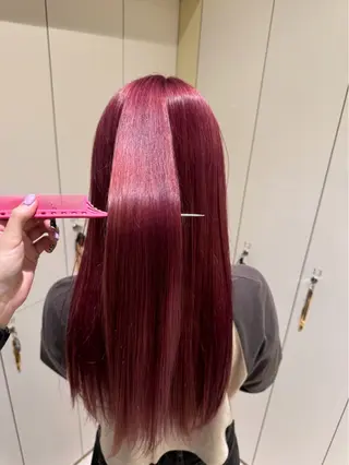 カラー HAIR＆MAKE EARTH元住吉所属・本物の美髪矯正 髪質改善特化掛川大輝のヘアスタイル