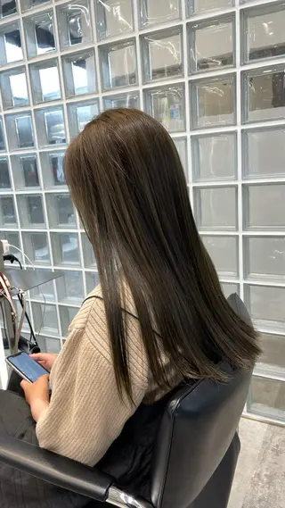 ロング カラー fifth 阿部楓のヘアスタイル