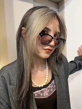 カラー ness 一花のヘアスタイル