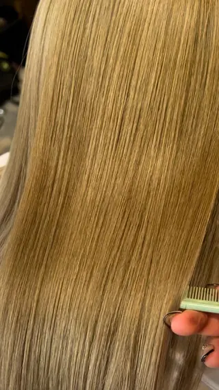 ミディアム カラー パーマ ヘアアレンジ アンククロス渋谷【ANKH CROSS】所属・韓国ヘア┊︎レイヤー ┊︎haruka🌙のヘアスタイル