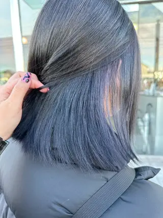カラー 町田 里奈のヘアスタイル