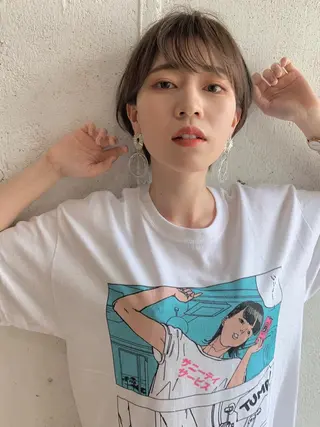 ショート カラー Fuuu《フゥ》所属・シノザキ シンゴのヘアスタイル