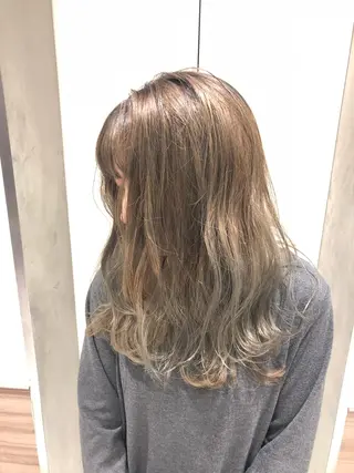 ロング カラー tuki yokohama所属・店長 小池アキトのヘアスタイル