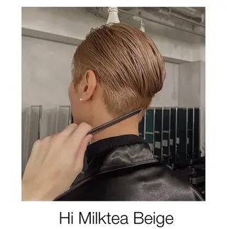 カラー メンズ K.Koji ショートボブ/ボブのヘアスタイル