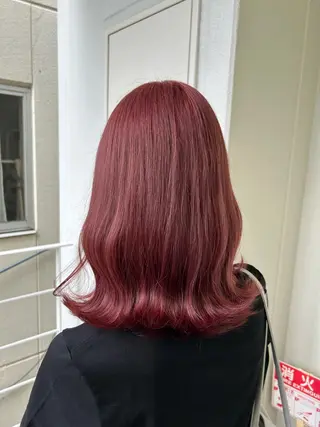 ミディアム カラー 《暖色/韓国hair 》🇰🇷桑原ユキネのヘアスタイル