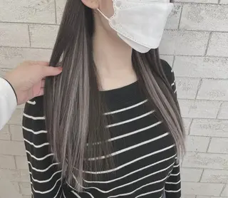 ロング 韓国風透明感カラー 💎YUI💎のヘアスタイル