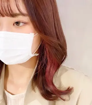 ミディアム カラー カラー系/カット特化 🟠オオタキマサシのヘアスタイル