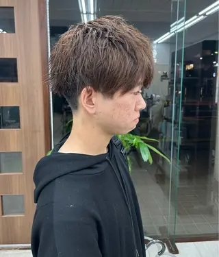 ショート カラー メンズ メンズパーマの達人 /タカシマ　ダイスケのヘアスタイル